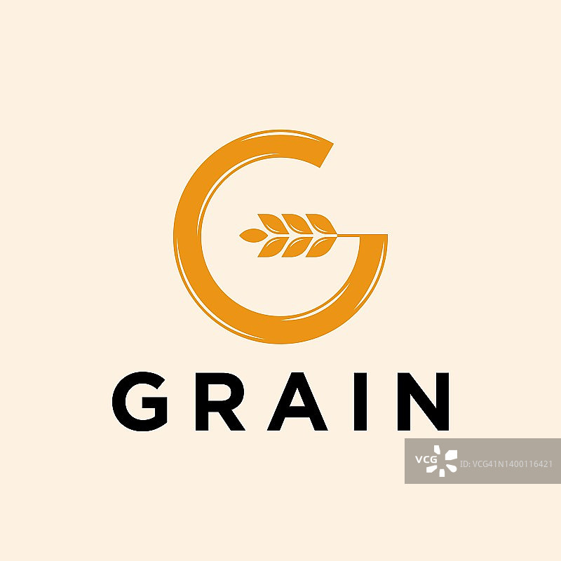 G字母小麦logo矢量图标插画图片素材