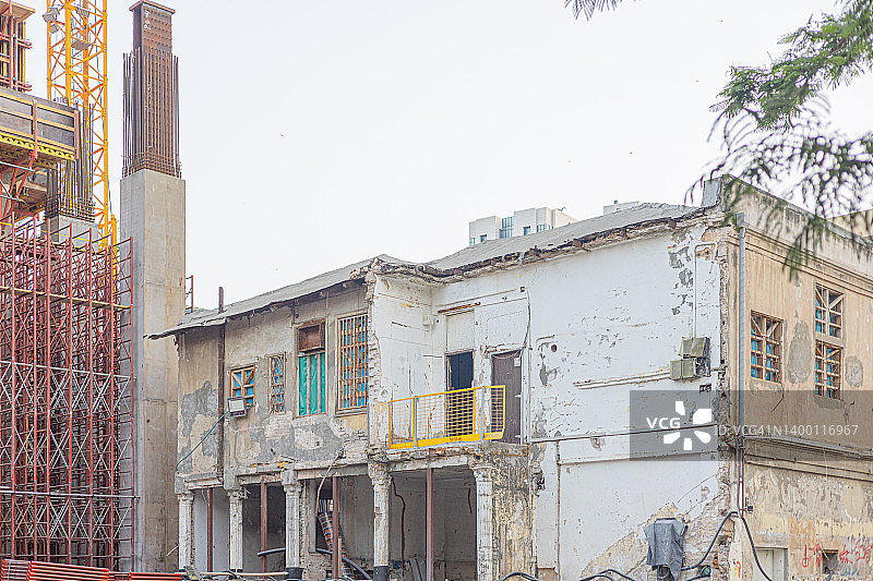 历史建筑的翻新工程图片素材