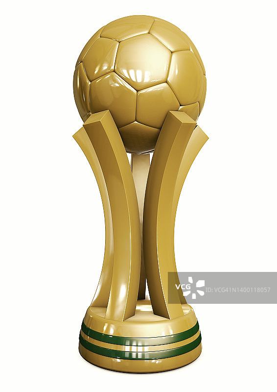 白色背景上的奖杯图片素材