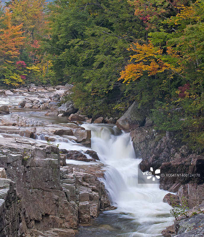 怀特山国家森林公园的岩石峡谷景区图片素材