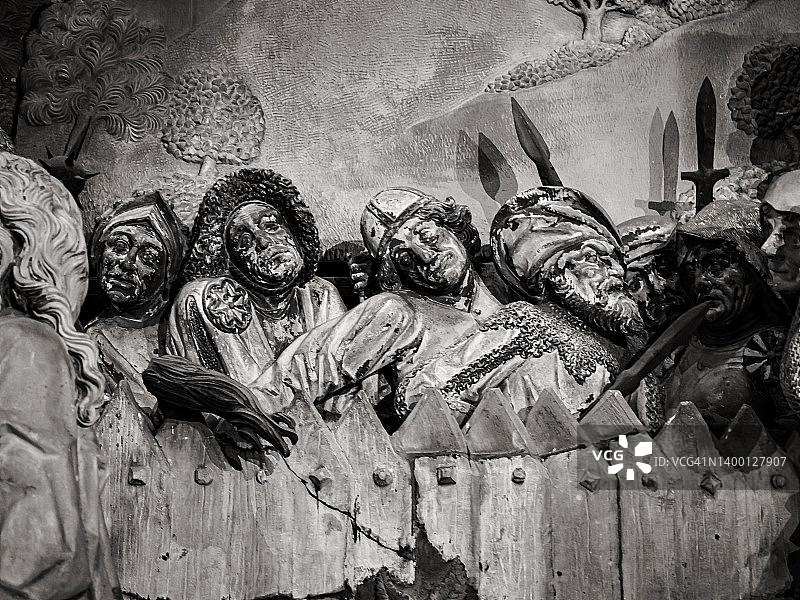 斯特拉斯堡大教堂内部图片素材