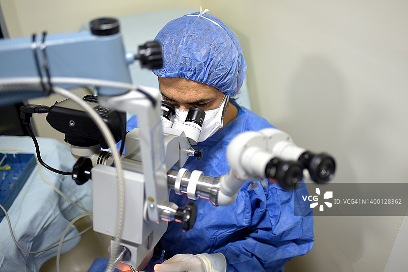 眼科手术医疗团队图片素材