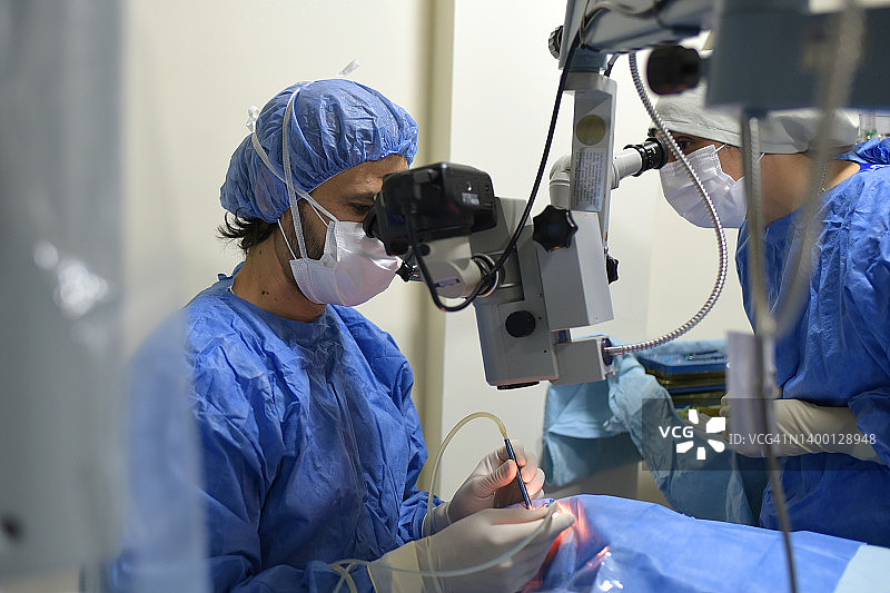 眼科手术医疗团队图片素材