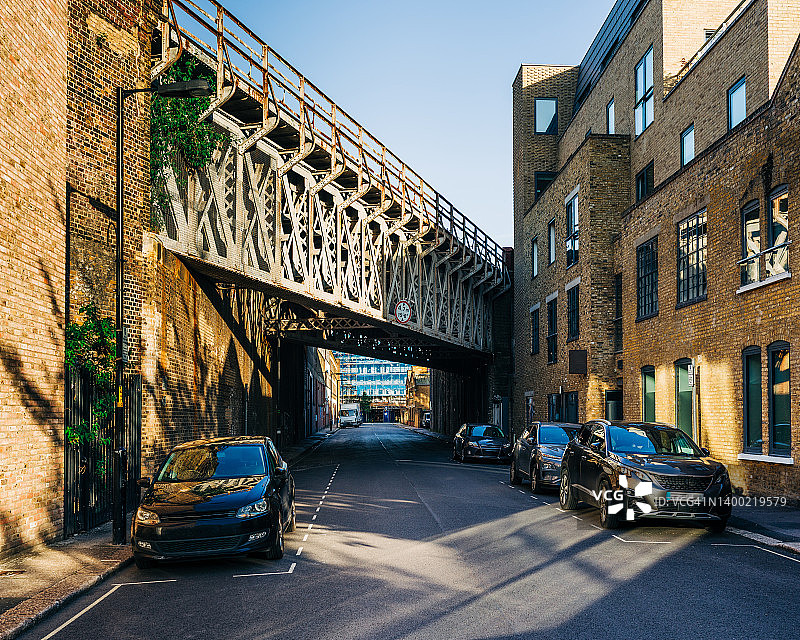 伦敦日落街景图片素材
