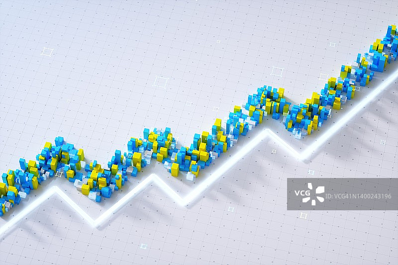 抽象增长图图片素材