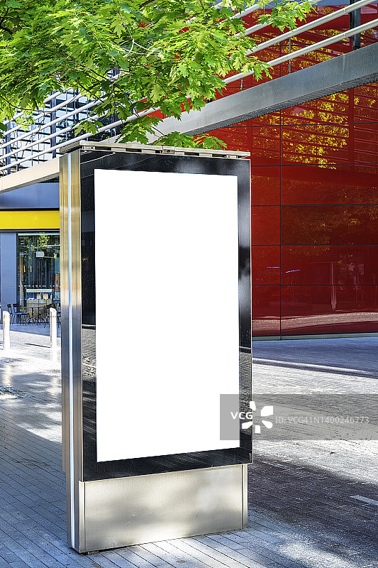 伦敦街道空白广告屏幕图片素材