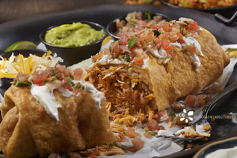 墨西哥鸡肉卷图片素材