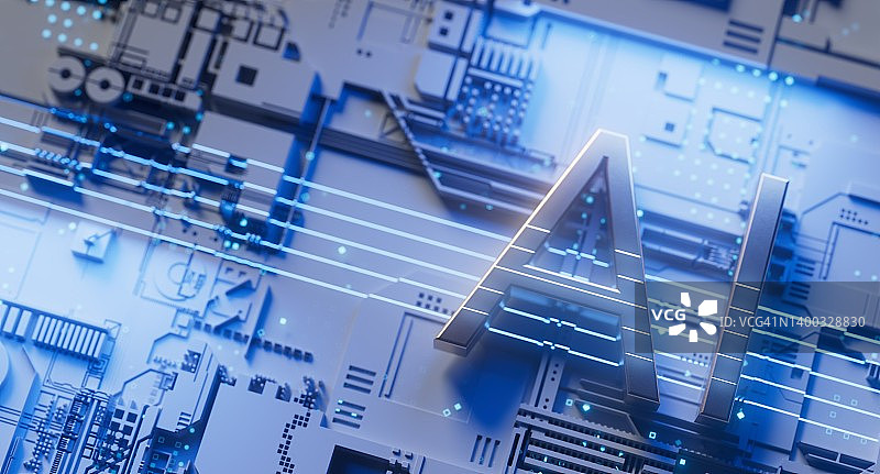 人工智能，神经网络技术图片素材