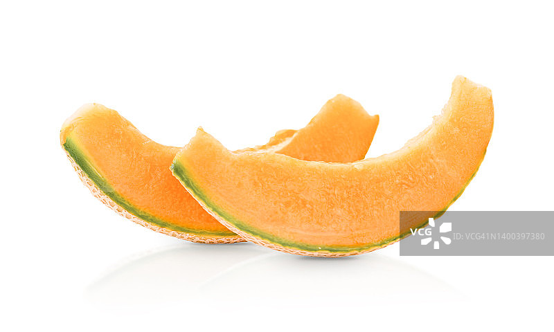 白色背景上的瓜片图片素材