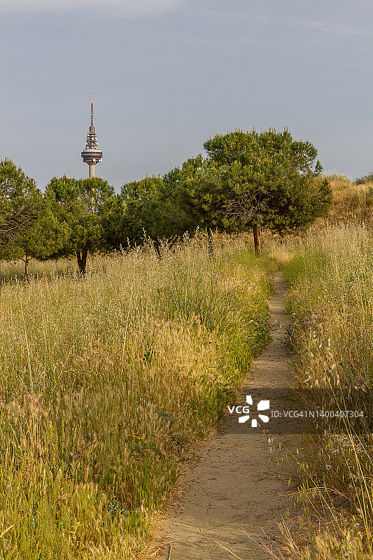 马德里的土路图片素材