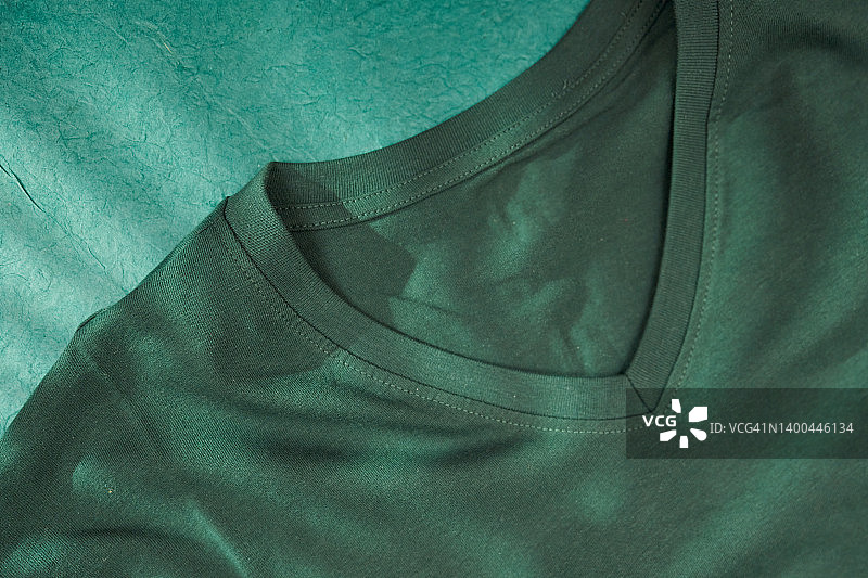 棉质T恤特写图片素材
