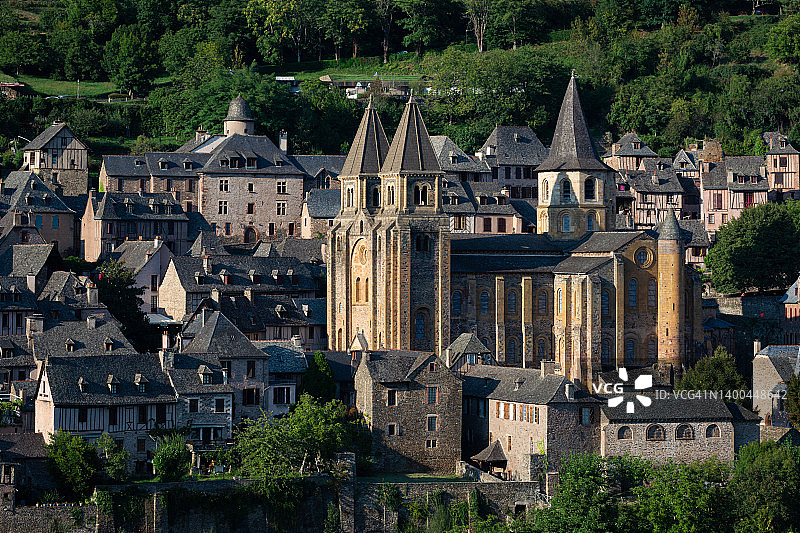 圣富瓦修道院教堂，孔克，阿韦龙，法国图片素材