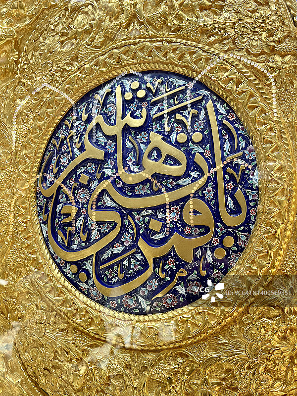 侯赛因伊玛目的圣殿，卡尔巴拉，伊拉克，2021年5月10日图片素材