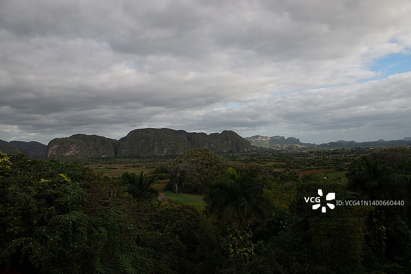 比尼亚莱斯山谷的烟草农场图片素材