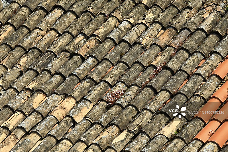 陶瓦风格屋顶图片素材