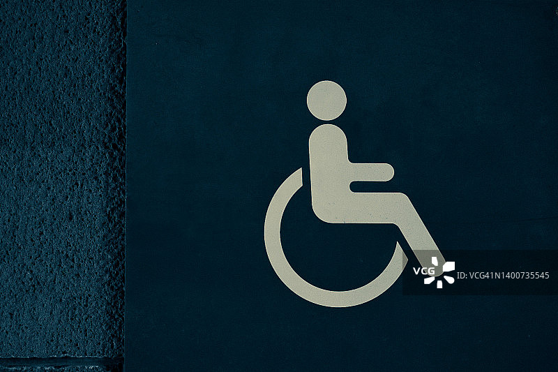 残疾人通用无障碍标志图片素材