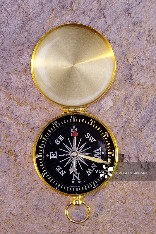 导航罗盘特写图片素材
