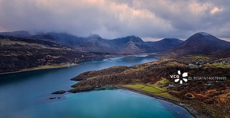 斯凯岛卡姆斯马拉格湾图片素材