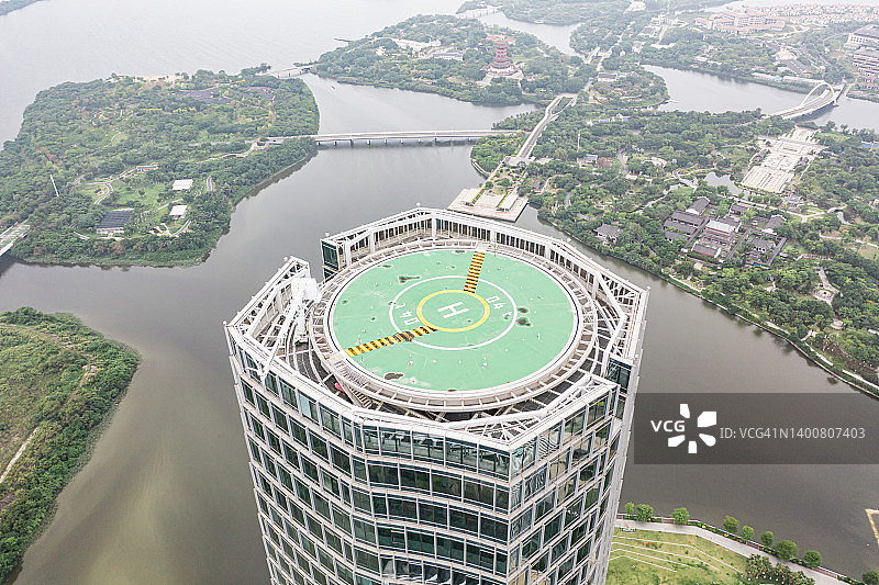 屋顶围裙航拍景观图片素材