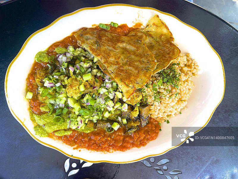 提卡蘑菇玉米饼图片素材