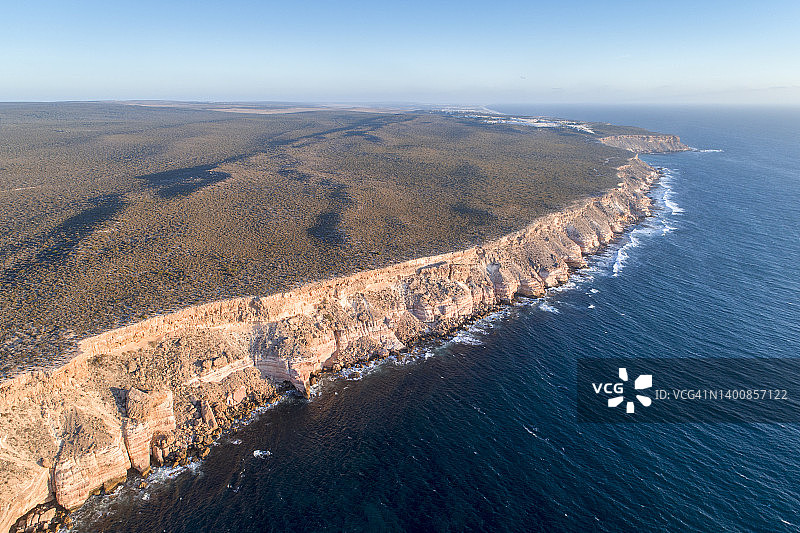 海岸线高角度视图图片素材