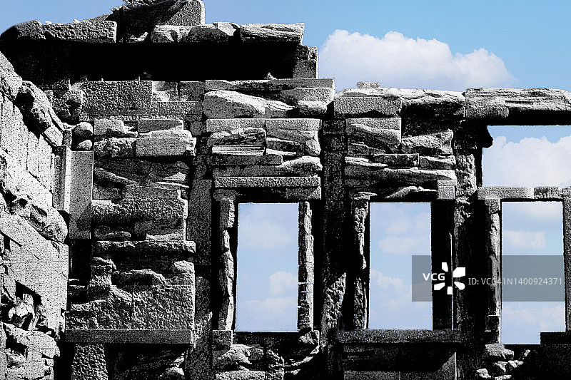 希腊雅典卫城帕特农神庙图片素材