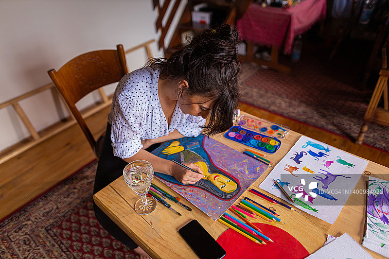 艺术是我的精神疗法图片素材