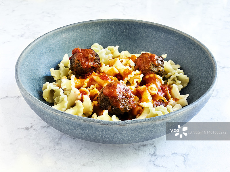 番茄肉丸意面图片素材