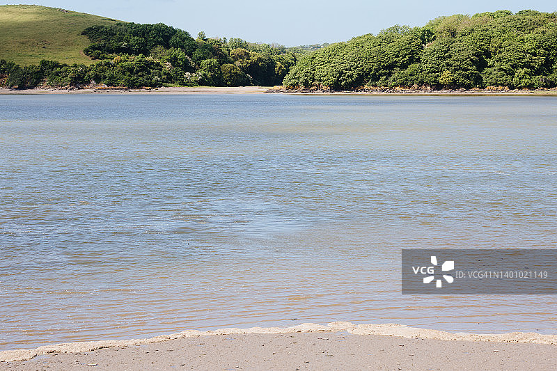 卡梅尔河及丁纳姆公寓区风光图片素材