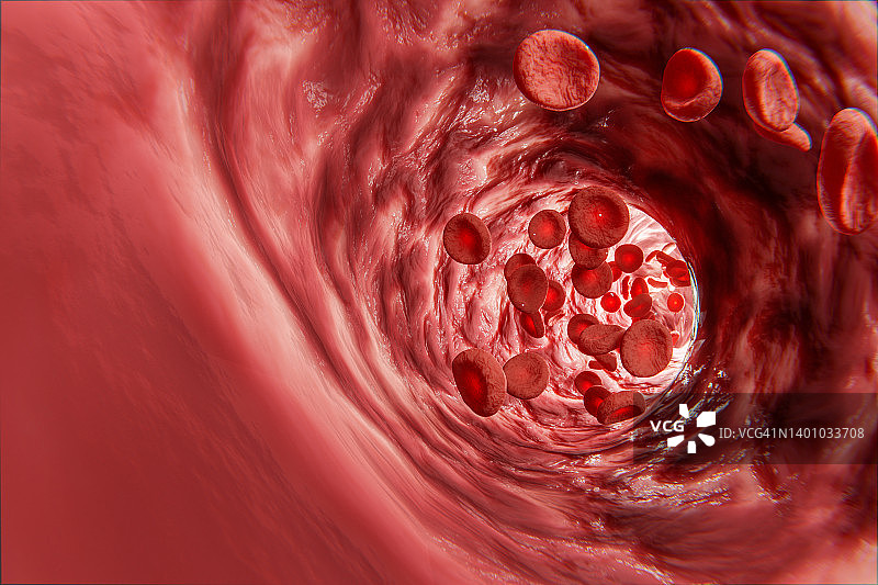人体血细胞3D渲染图片素材