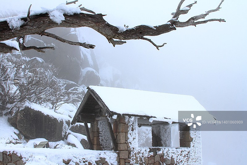 维多利亚高地布法罗山国家公园石屋图片素材