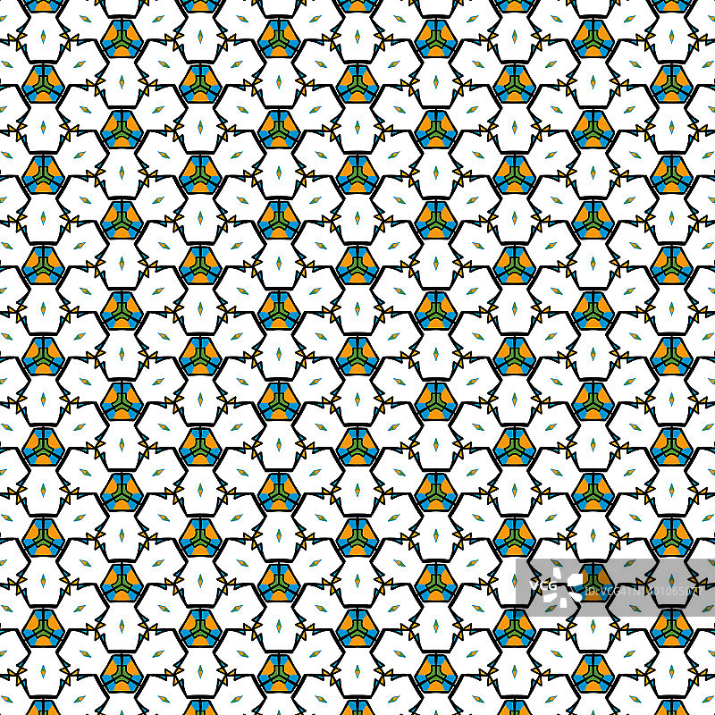 代表电力和指南针的几何形状图案图片素材