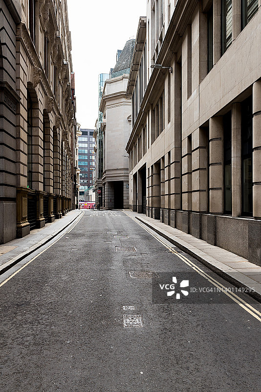 伦敦的空旷街道图片素材