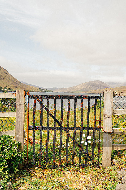 莉娜un峡湾风光乡村门图片素材