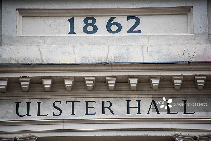 阿尔斯特音乐厅名称及开放年份图片素材