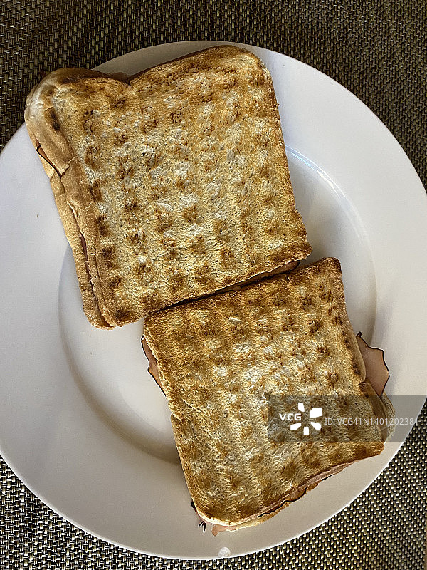 火腿奶酪吐司图片素材