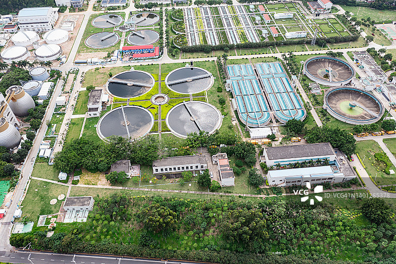 城市污水处理厂图片素材