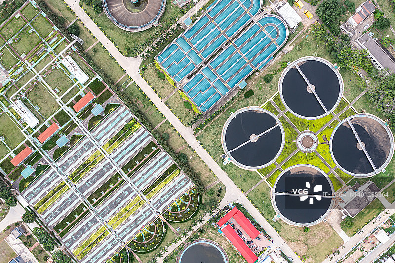 城市污水处理厂图片素材