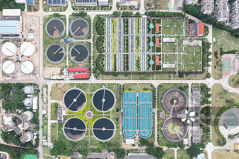 城市污水处理厂图片素材