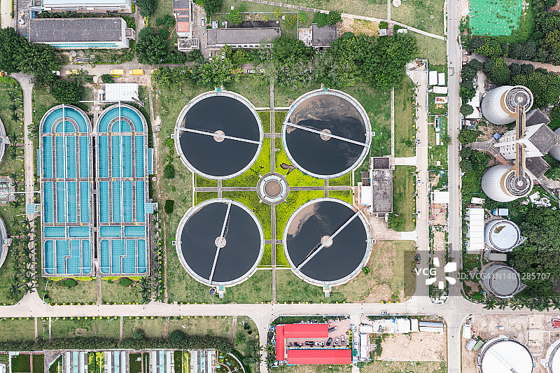 城市污水处理厂图片素材