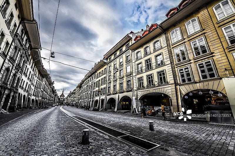 瑞士伯尔尼主街图片素材