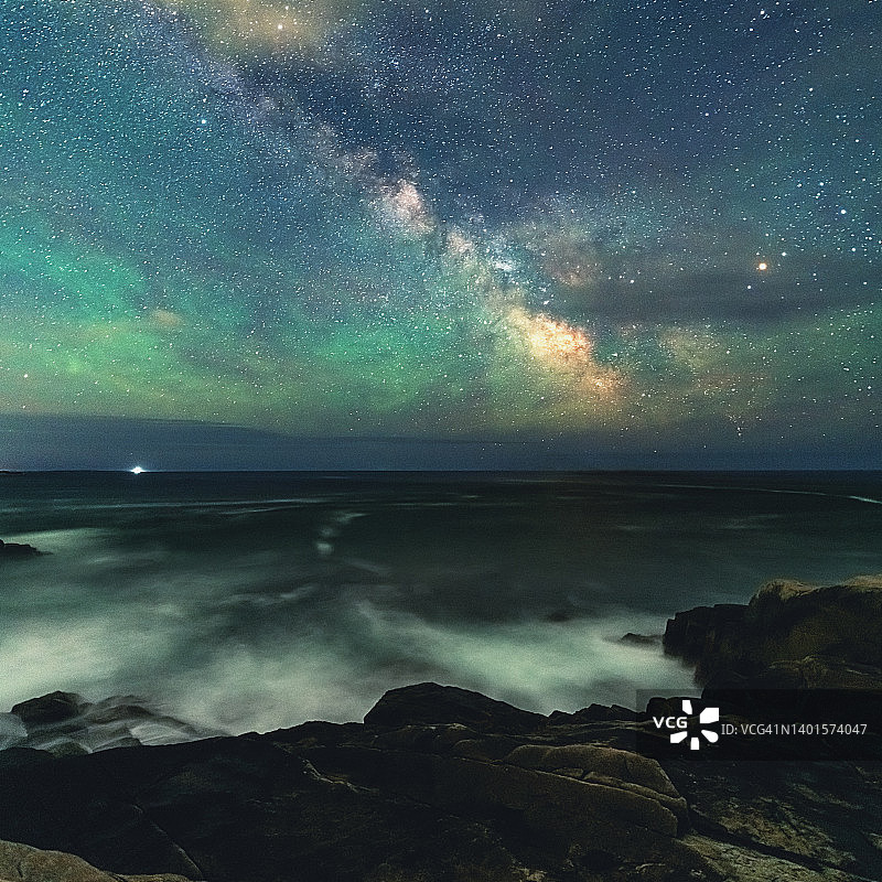 夏季银河图片素材