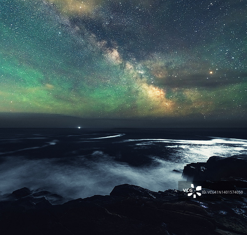 夏季银河图片素材