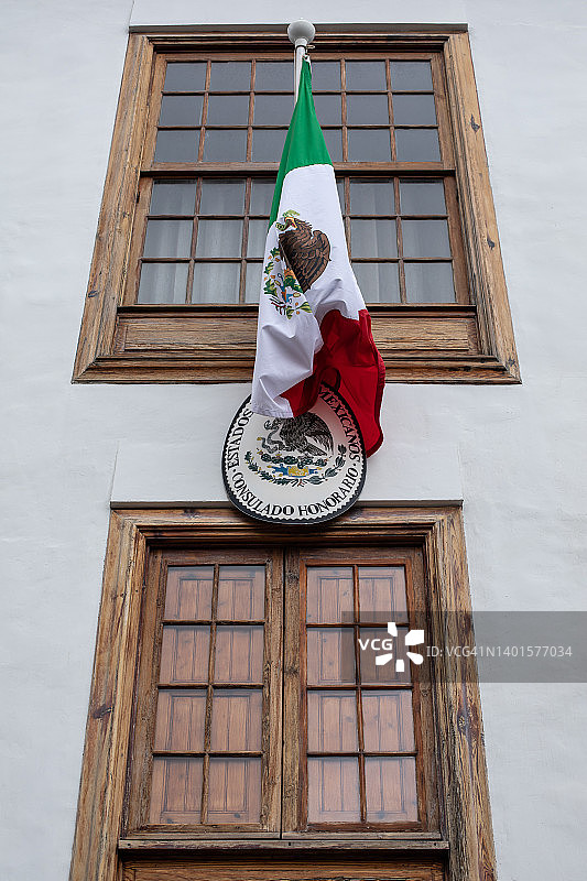 墨西哥大使馆，圣Cristóbal德拉古纳，特内里费旅游图片素材