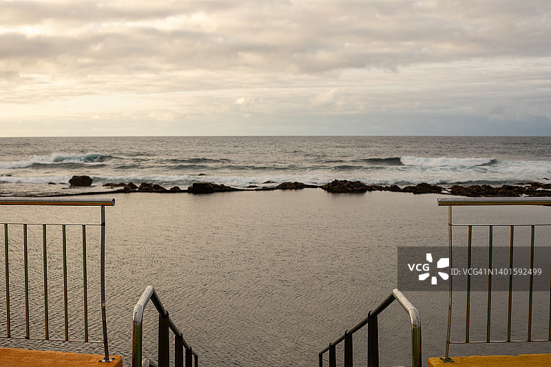 海边的格兰卡纳里亚岛图片素材