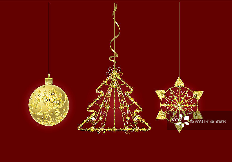 圣诞饰品图片素材