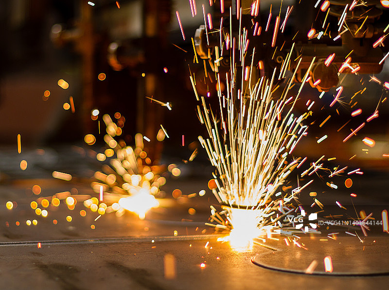数控液化石油气切割烟花图片素材