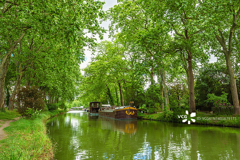 图卢兹米迪运河图片素材