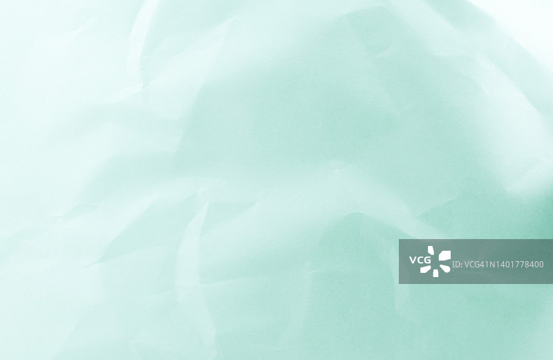 浅绿色褶皱纸纹理图片素材