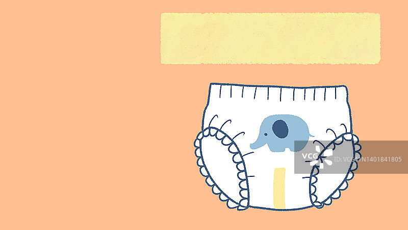 尿布的插图;本空间图片素材